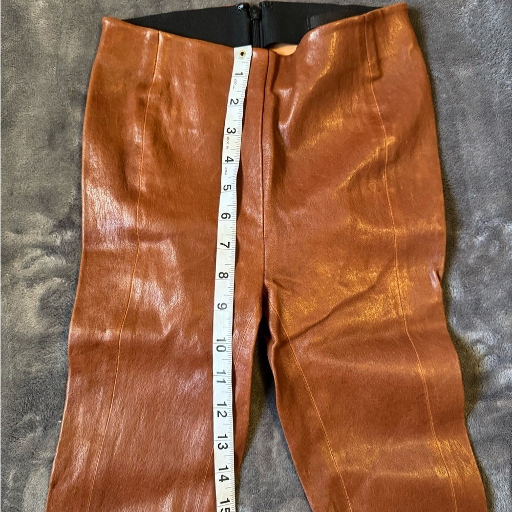 Rag & bone Brown 100% Lamb Leather Pants - Picture 12 of 13
